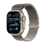 Apple Watch Ultra 2 GPS + Cellular 49mm Natural Titanium Case with Natural Titanium Milanese Loop - L MX5T3UL/A