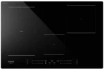 Hotpoint HS 1377C CPNE Juodas Built-in 77 cm Zone induction hob 4 zone(s)