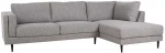 Corner sofa LISBON RC, pilkas