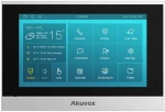 Akuvox Indoor-Station C313W with logo, Touch Screen, POE, sidabrinis