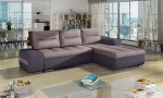 Dešininė kampinė sofa Eltap Ottavio, rožinė/violetinė