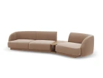 Modulinė sofa Micadoni Miley, ruda