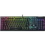 Razer | Mechaninė klaviatūra žaidimams | BlackWidow V4 X | Mechaninė klaviatūra žaidimams | su laidu | Russian | Juodas | Žalias Mechaninė Switches