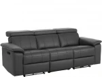 Trivietė sofa Loft Tanaro, pilka