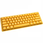 Ducky One 3 Geltona Mini klaviatūra žaidimams, RGB LED – MX–Speed–Sidabrinis – DE išdėstymas