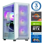 Intop Aqua Ryzen 5 7600X 32GB DDR5 1TB SSD M.2 NVME+2TB RTX4060 8GB WIN11Pro