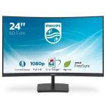 Monitorius Philips 241E1SC/00 23.6", Juodos spalvos