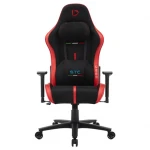 ONEX STC Alcantara L serijos žaidimų kėdė - juodos ir raudonos spalvos su „AirSuede“ mikropluošto medžiagomis