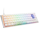 Ducky One 3 Classic Pure Baltas SF klaviatūra žaidimams, RGB LED – MX–Speed–Sidabrinis – DE išdėstymas