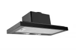 Cooker hood telescopic CIARKO SL-NT 60 Glass Juodas (275 m3/h, 600mm, juodos spalvos)