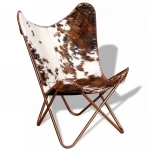 Išskleidžiama kėdė vidaXL, ruda/balta