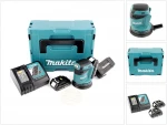 Makita DBO 180 RYJ 18 V akumuliatorinis ekscentrinis šlifuoklis + 2x baterija 1.5 Ah + įkroviklis + Makpac