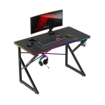 Žaidimų stalas Huzaro Hero 1.7 RGB, juodas