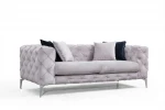 Kalune Design 2 vietų sofa Como - Light Pilkas