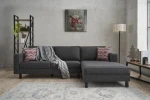Kalune Design Kampinė sofa Kale Linen Right - Anthracite