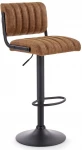 2-jų baro kėdžių komplektas Halmar H88, rudas/juodas