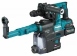 Makita HR004GM202 Perforatorius XGT, 2,9 J, 28mm; 4,1kg, bešepetėlinis variklis, greitojo keitimo griebtuvas, 2X4,0Ah, greitasis kroviklis; AVT; XPT; Dulkių surinkimo sistemos priedas DX14; MAKPAC lagaminas