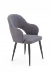 2-jų kėdžių komplektas Halmar K364, pilkas