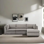 Kampinė sofa Mottona Corner Sofa - Light Grey