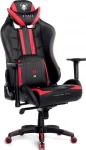 Diablo Chairs Diablo X-Ray 2.0 King Size juoda - raudona ergonominė kėdė