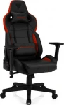Žaidimų kėdė Sense7 Sentinel Gaming Chair, Juoda-raudona