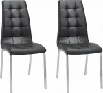 2-jų kėdžių komplektas Anima, juodas