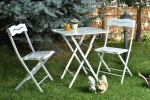 Kalune Design Sodo stalo ir kėdžių rinkinys (3 dalys) Bistro Set 1