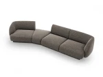 Modulinė sofa Micadoni Miley, ruda