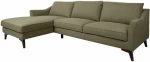 Corner sofa BIRGIT LC, olive žalias