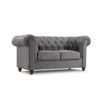 Dvivietė sofa Lapis, 170x90x80, pilka