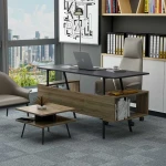 TV staliukas Kalune Design Biuro baldų rinkinys Irony Maxi Set - Anthracite, Oak