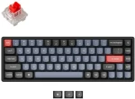 Keychron K6 Pro RGB Wireless - US išdėstymas - Gateron Raudona Hot-Swap Switches - Belaidė Žaidimų Klaviatūra