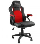 Žaidimų kėdė White Shark King's Throne Gaming Chair, Juoda-raudona