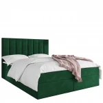 Dvigulė lova Hugo 140x200 cm, žalia