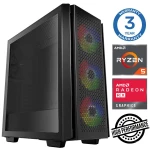 INTOP Ryzen 5 5600X 32GB 500SSD M.2 NVME+2TB RX580 8GB no-OS