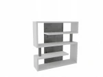 Lentyna ADRK Furniture Felipe 152x151 cm, balta/pilka