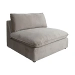 Modulinė sofa Home4You Tevy, 101x101x85 cm, smėlio spalvos