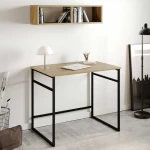 Kalune Design Darbo stalas Gama - Oak, Juodas