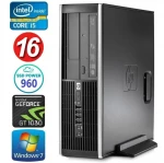 HP 8100 Elite SFF i5-750 16GB 960SSD GT1030 2GB DVD WIN7Pro