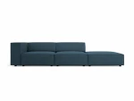 Dešininė sofa Cosmopolitan Design Arendal, mėlyna