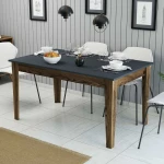 Kalune Design Valgomasis stalas Milan 513 - Walnut, Anthracite