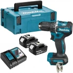 Makita DDF487RTJ Akumuliatorinis gręžtuvas 18V, 2x 5,0 Ah Li-ion, 40/23NM, BL-motor, MAKPACK