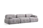 Sofa Petite 3, pilka