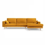 Sofa Micadoni Tugela, 281x154x83 cm, geltona