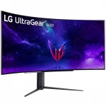LG (45GR95QE-B) 45” „UltraGear™“ OLED lenktas žaidimų monitorius WQHD, 240 Hz atnaujinimo dažnis, 0,03 ms (GtG) atsako laikas
