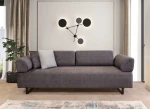 Kalune Design 3 vietų sofa-lova Infinity with Side Table - Anthracite