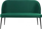 Beliani dvivietė aksominė sofa žalia OSBY