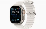 Apple Watch Ultra 2 GPS + Cellular, 49mm Titanium Case with White Ocean Band MREJ3UL/A