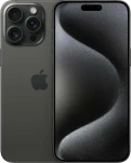Išmanusis telefonas Apple iPhone 15 Pro Max 256GB Juodas Titanium (MU773)