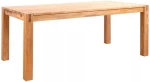 Valgomojo stalas CHICAGO NEW, 180x90x76 cm, stalviršis: MDF su tikru ąžuolo lukštu, spalva: natūrali, apdaila: alyvuotas